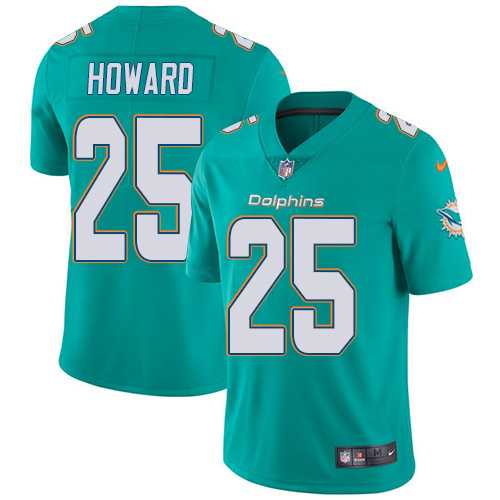 Nike Miami Dolphins #25 Xavien Howard Aqua Green Team Color NFL Vapor Untouchable Limited Jersey,We sell and wholesale Nike Miami Dolphins #25 Xavien Howard Aqua Green Team Color NFL Vapor Untouchable Limited Jersey on line form chian!
